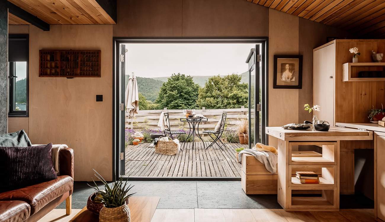 Step outside and soak up the heavenly atmosphere. 