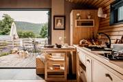 You can even admire the stunning view as you prep a leisurely brunch.