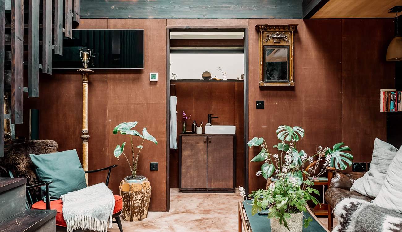 The shower-room sits on the ground floor. 