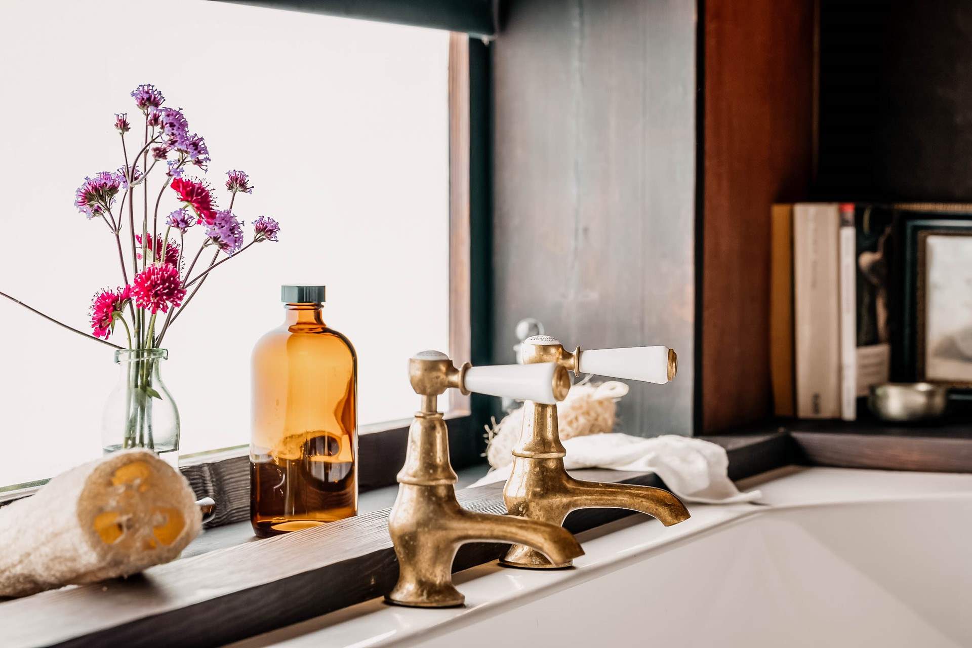 Or turn the taps and melt into the bubbles...