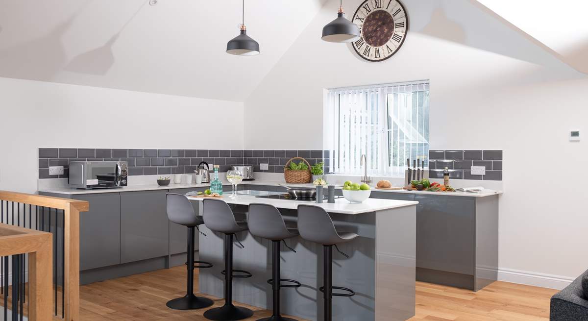 The fabulous kitchen-area on the first floor.