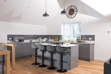 The fabulous kitchen-area on the first floor.