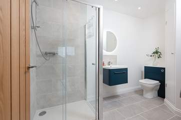 The gorgeous en suite shower-room to bedroom 1.