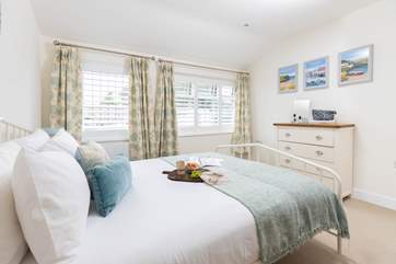 Bedroom one is one of four marvellous bedrooms dotted around the house.