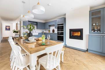 Enjoy the sleek interiors of this gorgeous retreat.