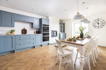 The light and airy kitchen/diner is an absolute dream.