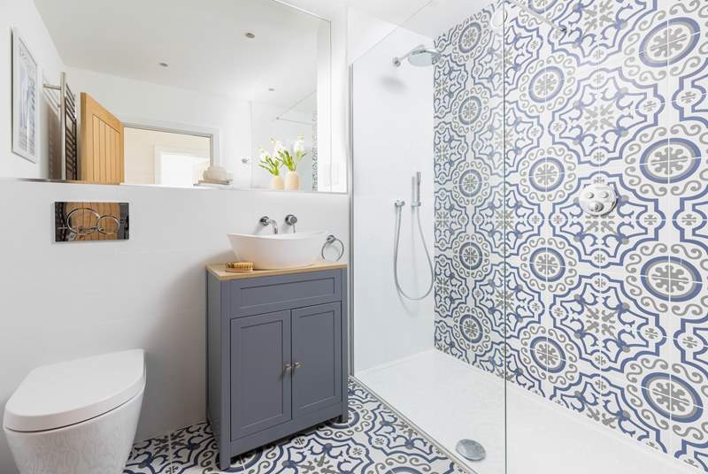A  beautifully finished shower-room makes up the ground floor.