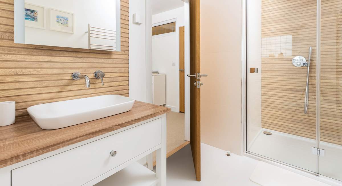 You'll find another fabulous en suite attached to bedroom three.