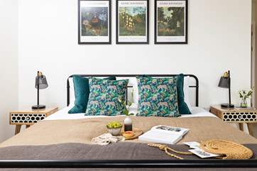 This room comes complete with a stunning super-king bed.