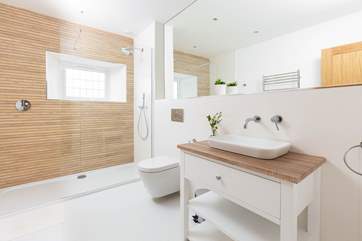 After a great night's sleep, wander over to bedroom two's beautiful en suite for a lovely morning shower.