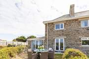 Soak up the gorgeous Cornish sunshine in the wonderful garden.