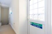 This is your fire exit on the first floor landing. Please make sure children are supervised around the door, as the lock is a fire door lock, which means it has to be able to be accessed.