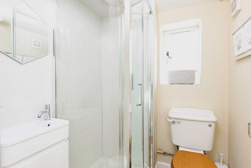 The downstairs shower-room