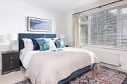 The delightful bedrooms are beautifully furnished.