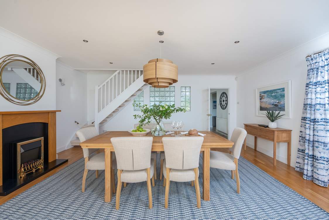 Gather everyone around the dining-table to chat about the adventures of the day.