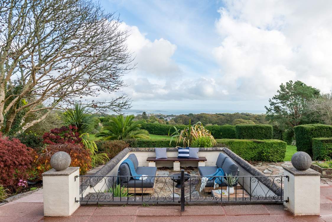 The sunken terrace is a fabulous place to while away an hour or two.