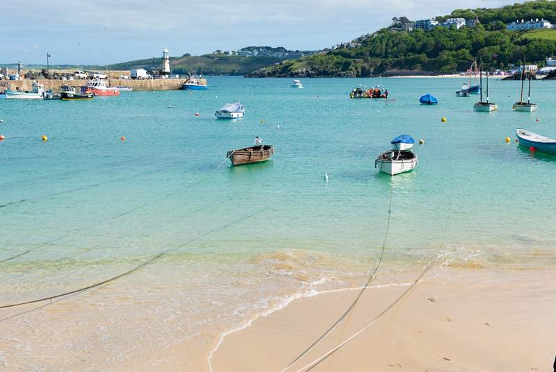 St Ives is worth a visit for its quaint town with cobbled streets, beautiful beaches and turquoise waters.
