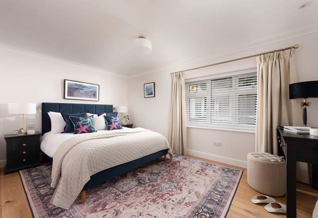 Spacious bedroom 2 with king-size bed. 
