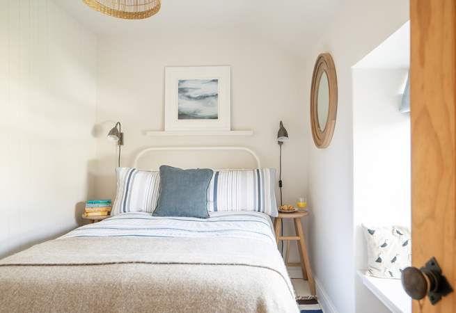 Bedroom 2 is a cosy room with a small four-foot double bed (please note this is 6
