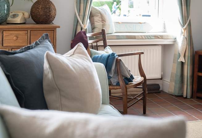 There's plenty of places to perch with a good book.