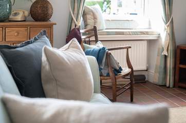 There's plenty of places to perch with a good book.