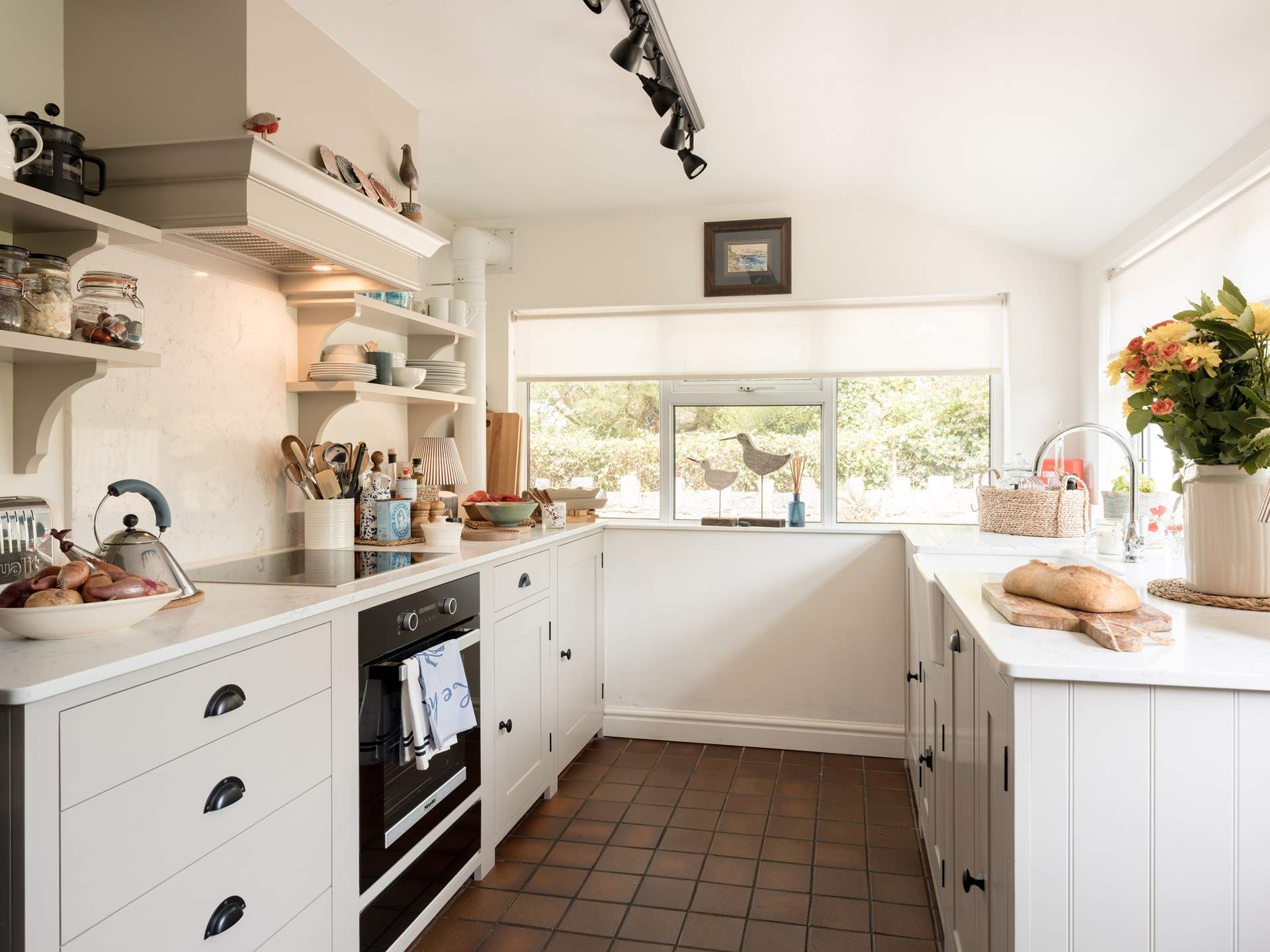New for 2026. a beautiful Neptune kitchen, with new miele appliances. Heaven for the holiday chef. 