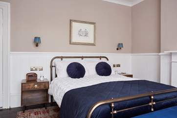 Gorgeous bedroom 2 has a feature king-size double bed and an en suite shower-room.