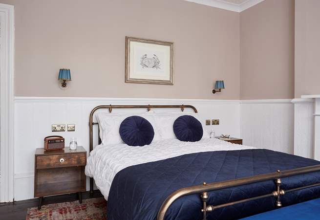 Gorgeous bedroom 2 has a feature king-size double bed and an en suite shower-room.