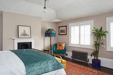 Spacious bedroom 4 is a delight.