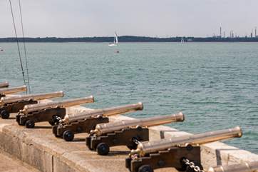 Cowes is a vibrant town with fabulous views across the Solent.
