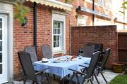 The enclosed back garden is the perfect place to enjoy the outdoors.