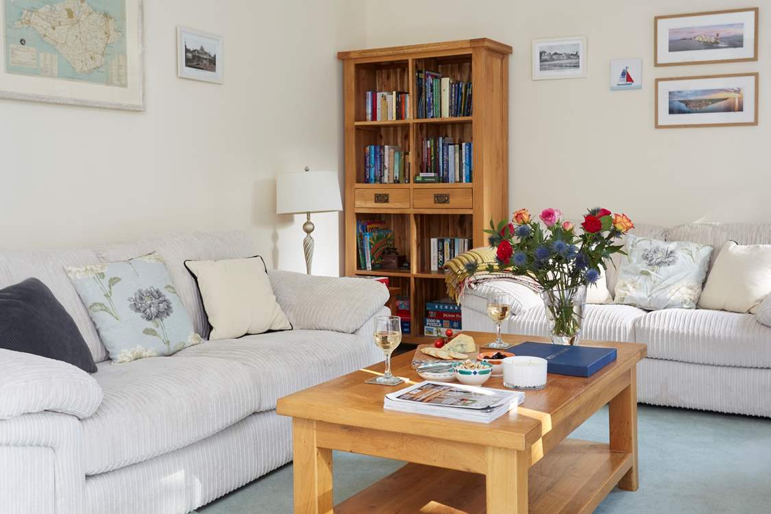 Enjoy holiday treats in the sitting-room.