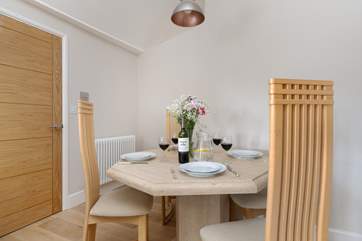 Enjoy leisurely holidays meals.