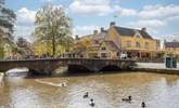 Head to Bourton-on-the-Water, a short drive away and wander along the pretty river bank.  - Thumbnail Image