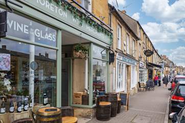 There's a great selection of independent shops here.