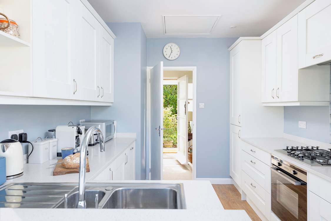 The kitchen.
