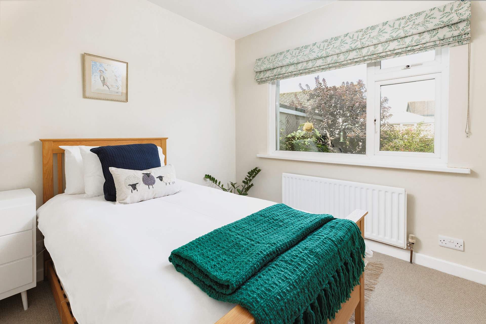 Bedroom 2 is a pretty single room.