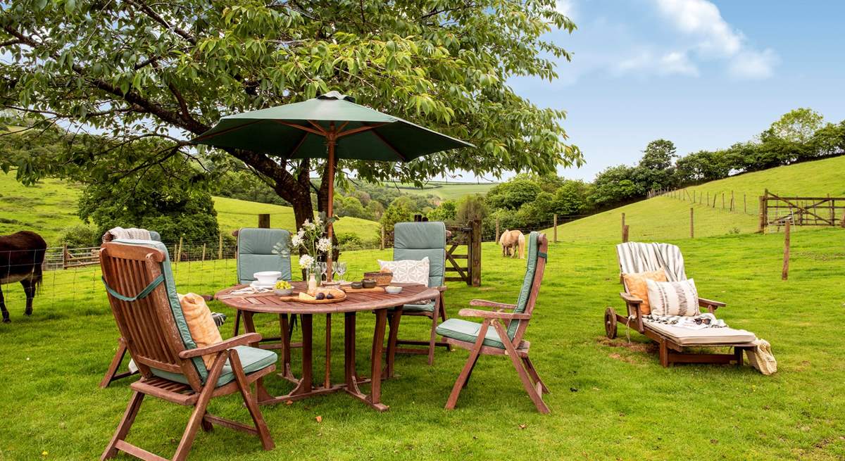 A wonderful spot to enjoy meals in the best of the Cornish sunshine.