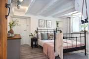 Pretty bedroom 2 is on the ground floor, ideal for those who are less mobile.