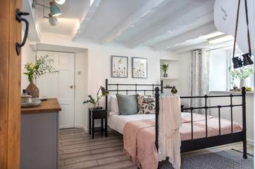 Pretty bedroom 2 is on the ground floor, ideal for those who are less mobile.