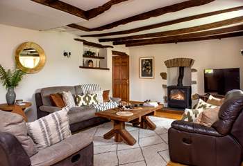 One sitting-room has a toasty wood-burner making this a perfect retreat whatever the weather.
