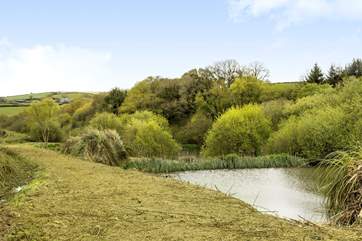 Take an evening stroll down to the lakes (they are separate and away from the main gardens) and for the fishermen amongst you don't forget your rods.