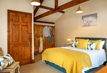 Another wonderfully spacious room and a king-size bed in bedroom 5.