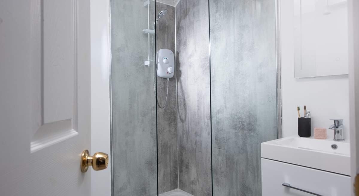 The ground floor shower-room is easily accessed from the second bedroom.