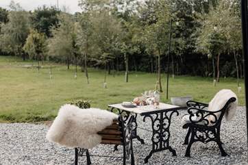 Enjoy a delicious lunch, watching the natural world go by.