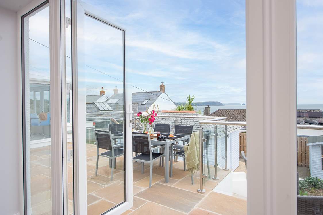 A blissful spot for al fresco dining.