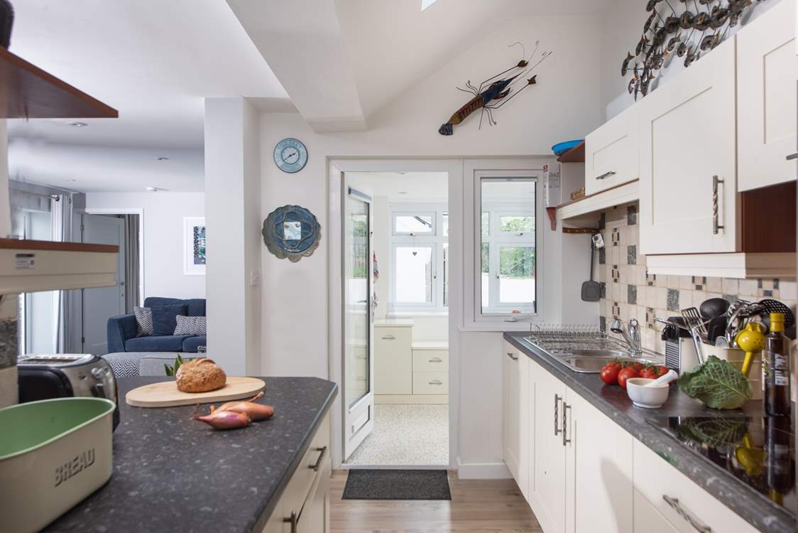The kitchen has all the equipment you'll need to cook a holiday meal.