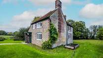 This charming cottage awaits your arrival.
