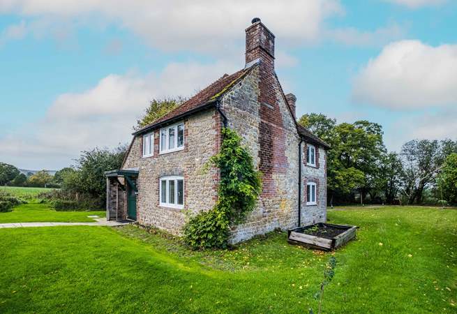 This charming cottage awaits your arrival.