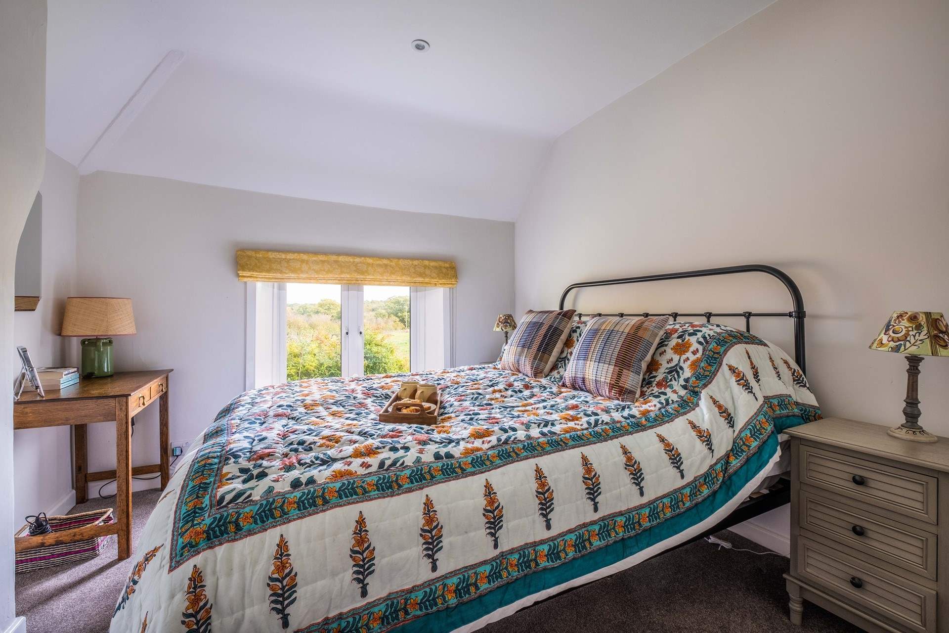 Enjoy a restful sleep in the pretty bedrooms.